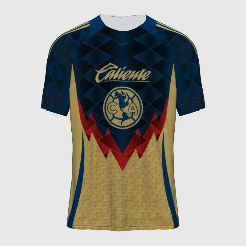 2025Hot-blooded explosion America New Mexico Special Edition Football Jersey Concept Jersey Football Training Top Loose T-Shirt
